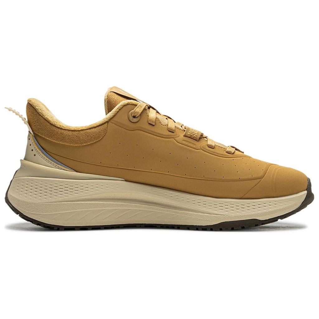 Li-Ning Měkký Plus Fleece Módní Protiskluzové Teplé Odolné proti Opotřebení Nízké Ležérní Boty Pánské tenisky Curry-Yellow AGLU097-3