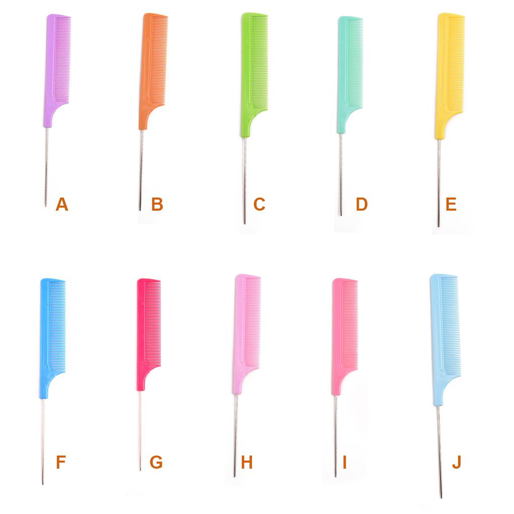 Tail Comb Different Colors Wear-resistant Easy Installment Professional Use Distinctive Long Service Life Hair Picks