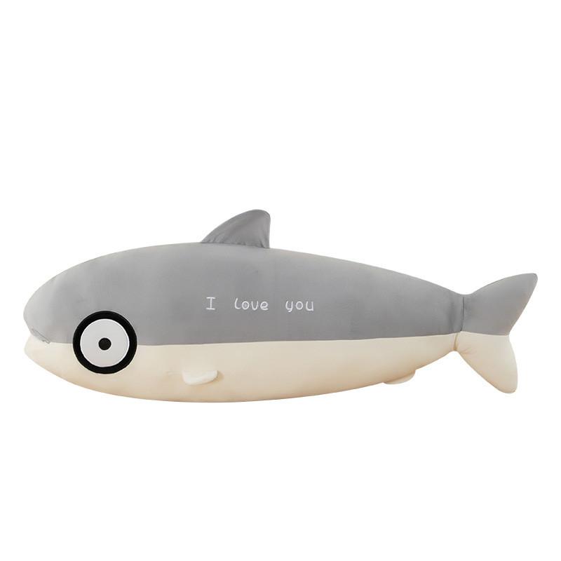 

Chum Salmon Plush Toy Throw Pillow Cartoon Stuffed Doll Decoration Kids Gift 35cm/13.78in