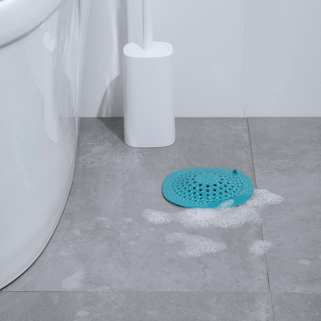 Capac de scurgere de duș cu plasă fină multifuncțională previne înfundarea chiuvetei de bucătărie din plastic, rezistentă la mirosuri