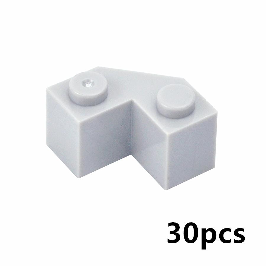 30pcs MOC Brick Parts 87620 Brick Wedge 2x2 Facet Compatible Building Block Particle DIY Assmble Kid Puzzle Brain Toy Gift