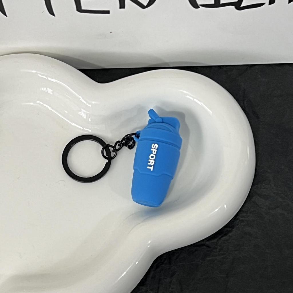 Miu Series Dumbbell Plate Keychain: Trendy Fitness Accessory & Sports Jewelry Gift