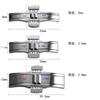 Für Tissot 1853 T035617 T035439 Edelstahl-Uhrenschließe Schmetterlingsfaltschließe Uhrenarmbandschließe Metall-Uhrenknopf Armbandzubehör