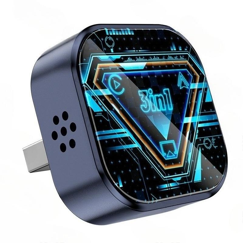 DIGIT-Airplay Carplay Android Auto Wireless 3In1 USB Dongle Adapter Plug and Play Wired Carplay To Wireless
