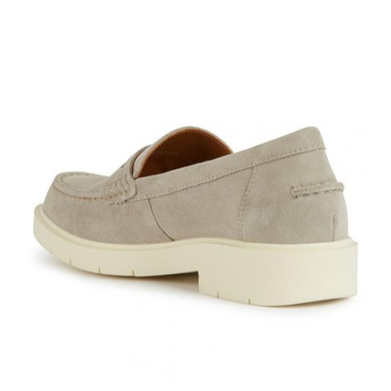 Geox Sperica Women S Loafer Gray Ec1 w1S5qra4S71
