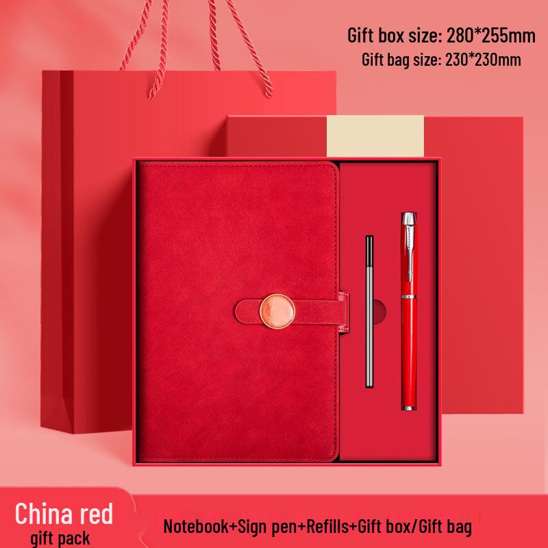 A5 Premium Business Notebook Gift Set - Stylish Stationery Souvenir with Custom Logo
