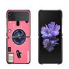 Zflip4 Phone Case For Samsung Galaxy Z Flip3 5G Z Flip 3 zflip z flip ZF Coque PC Cover Black Fundas Retro Camera Game