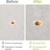 10 Sets Cabinet Door Fix Metal Fastener Inserts Furniture Door Fix Inserts  Furniture Door