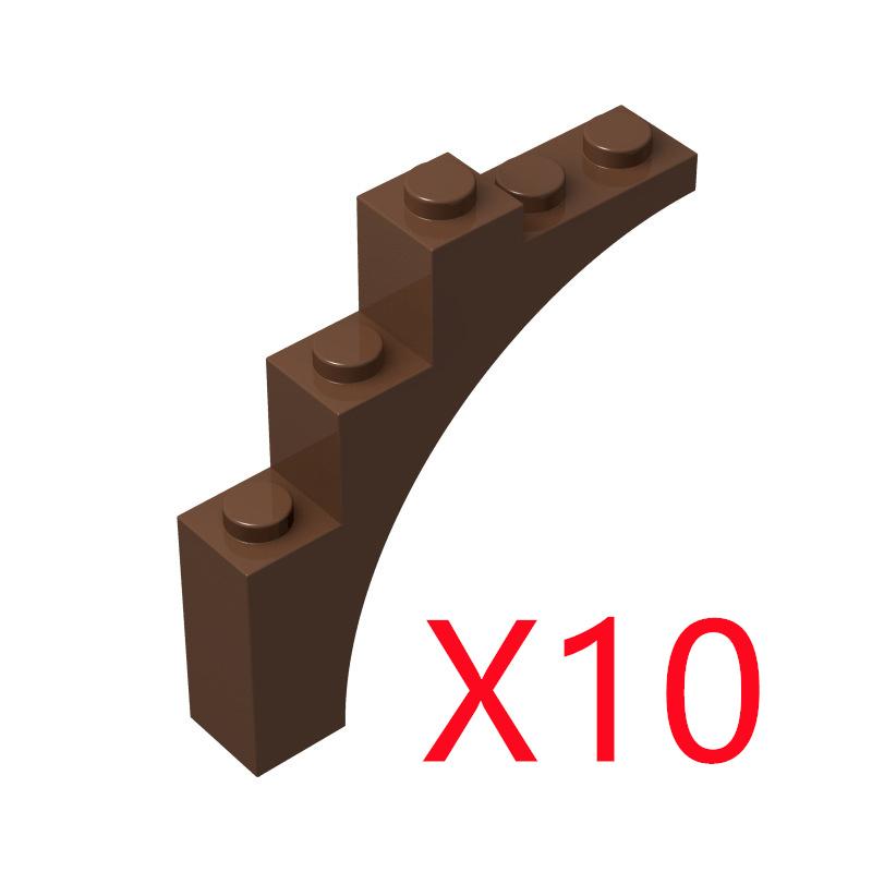 MOC City Architecture Building Blocks Basic Accessories Fences Stairs Houses Gardens Tree Trunks Bricks Compatible Toy Gift X031