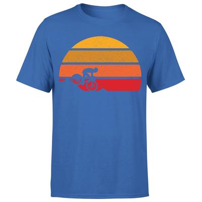 Retro Vintage Mountainbike Radfahren Radfahren Herren T-Shirt P1 ODER A