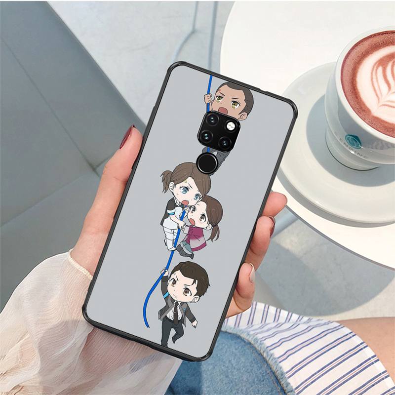 Custodia per telefono Detroit Become Human Android RK800 Connor Kara per Huawei Nova3I 3E mate9 10 20lite 20Pro 40 30pro funda case