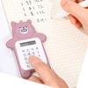 Portable Calculator Cute Bear Style 8 Digit Calculator Mini Cartoon Calculator for Girl Students Gift Brown Bear