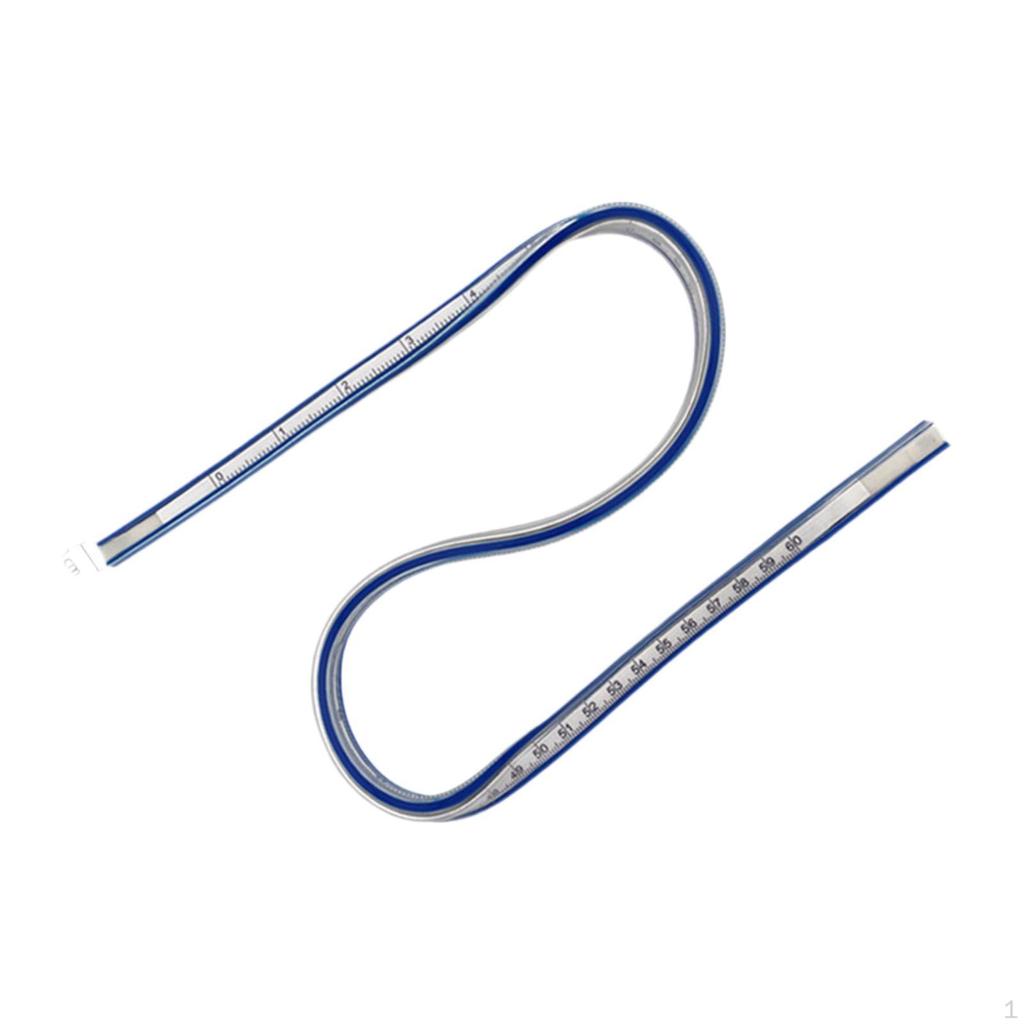 Curved Ruler for Crafting And Design Projects