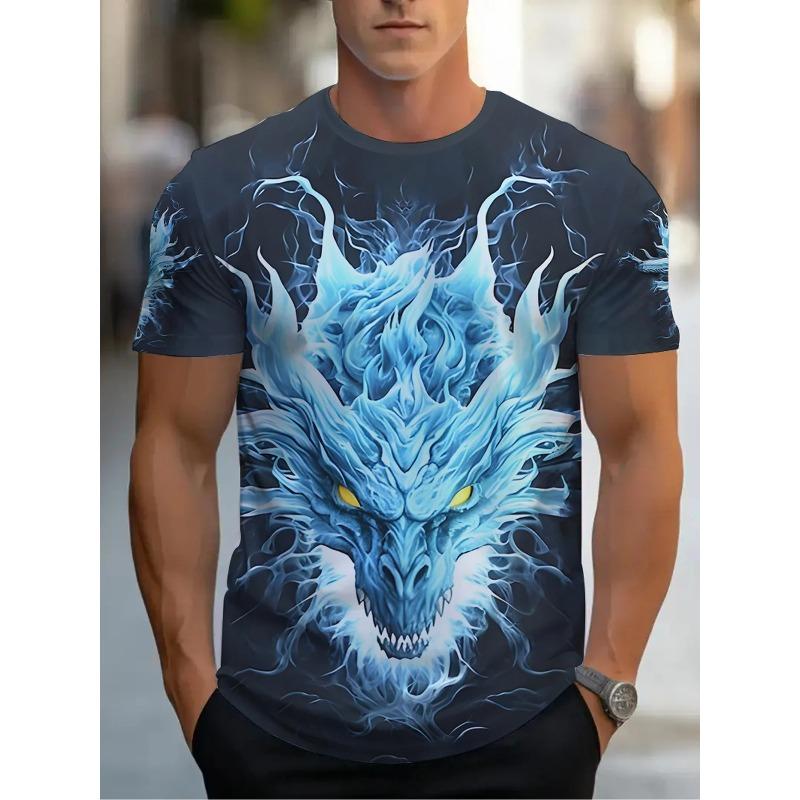 Fashion Funny Animal Graphic T-Shirt Fun Capybara 3D Print Oversize Short Sleeve T-Shirt O-Neck Casual Men T-Shirt