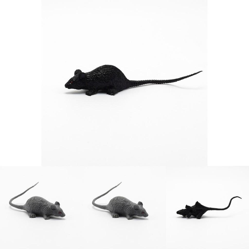 Scary Halloween Toy Mini Mouse Model For Tricksters Plastic Material 9cm Size