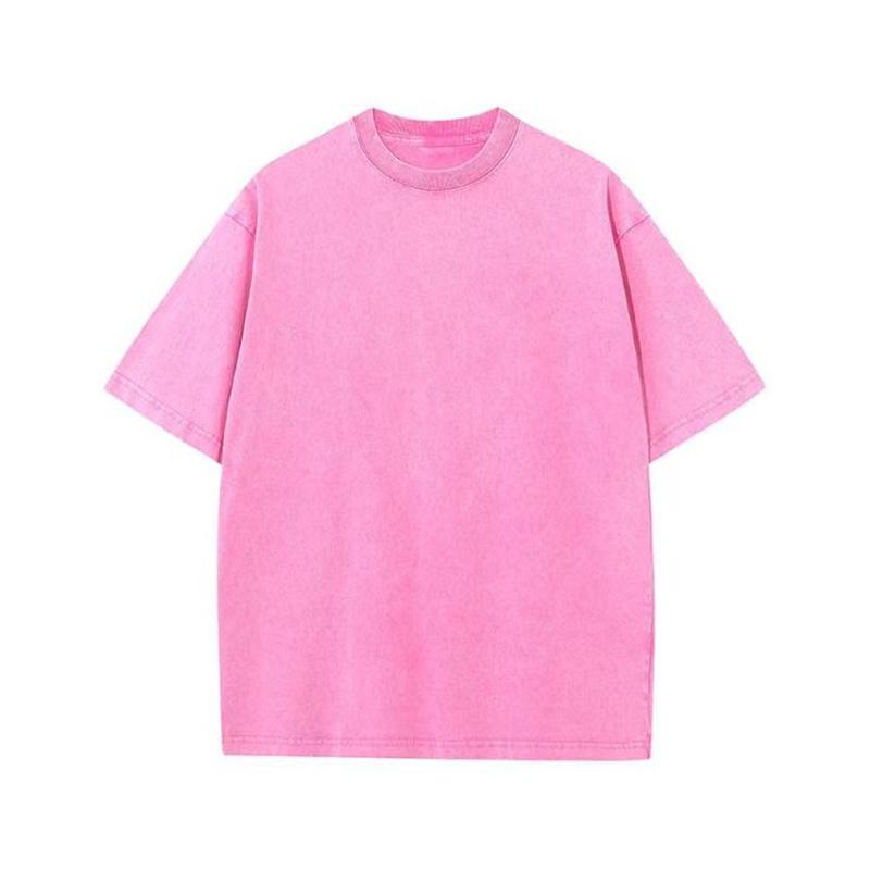 Summer Washed Cotton T Shirts Men Street Hip Hop Retro Punk Women Harajuku Casual Short Sleeve Vintage Top