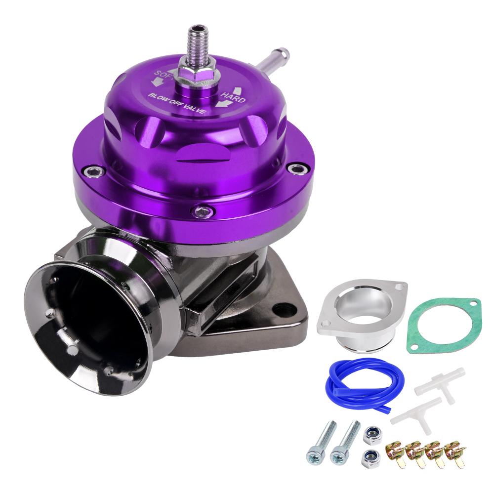 RASTP-Type-RS Blow Off Valve Adjustable 25psi BOV Blow Dump Adaptor with Flange Aluminum Alloy RS-BOV129