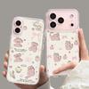 Bowknot Puppy Apple 17 Phone Case 17 Pro Max Shockproof 17 Pro Pink Air Protective Cover 16 Soft Case 15