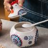 Creative Ceramic Seasoning Jar Rooster Seasoning Box Home with Lid Seasoning Box Pepper Salt Jar Moisture-proof Kitchen Tools
