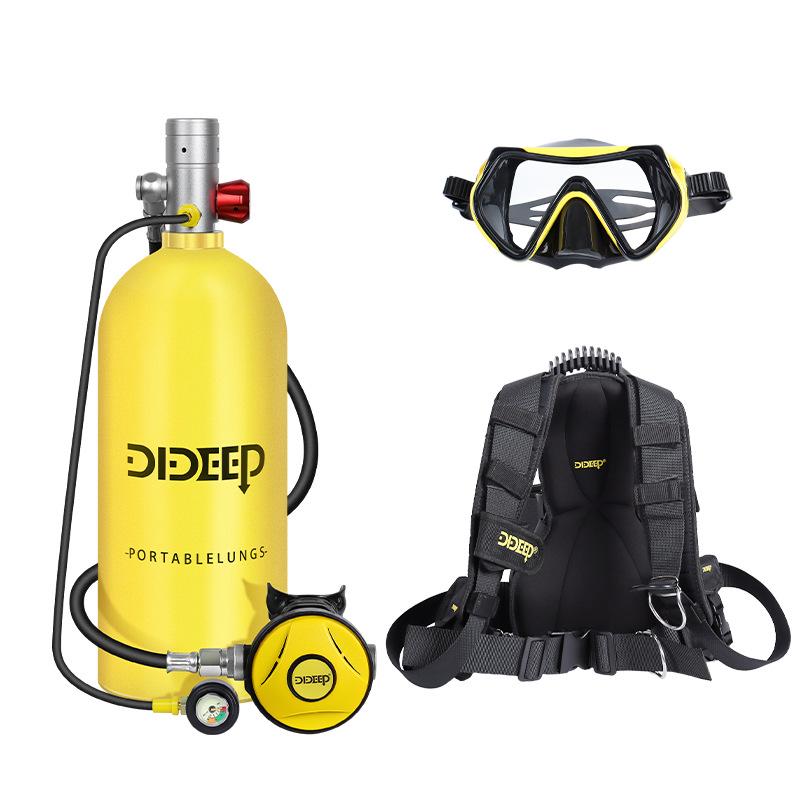 DIDEEP 3L X6000 Diving Snorkeling Regulator with Oxygen Cylinder