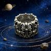 925 Silver Vintage Ring, European and American Hip-hop Domineering Classic, Vintage, Heavy-duty Men's Tail Ring