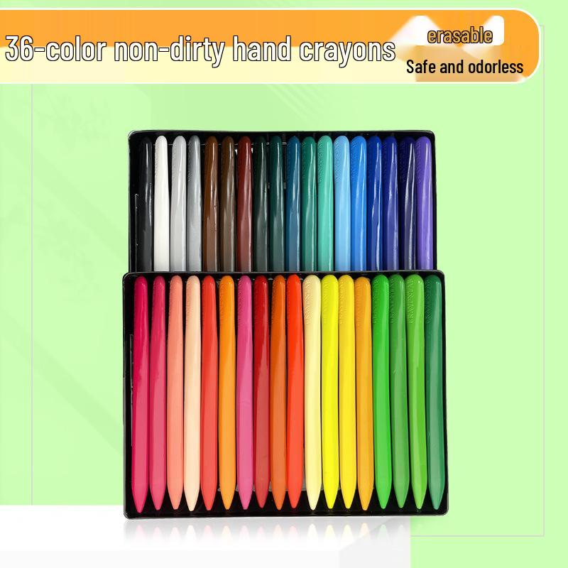 

Треугольные моющиеся детские мелки - Не пачкающие, двухсторонние ручки для рисования для детей