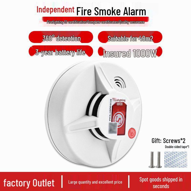 Vernetzter Rauch- und Feuermelder mit 3C-Zertifizierung für den Heim- und Gewerbeeinsatz