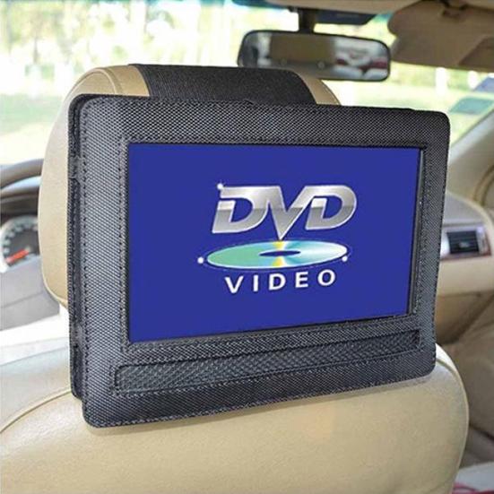 HEVIRGO Car Headrest Mount for 7/9/10 Inch Swivel Flip Style Portable DVD Holder 7 Inch