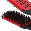Double Sided Brush Clamp Multifunctional Hair Brush Straightener Styling Tool for Women Men