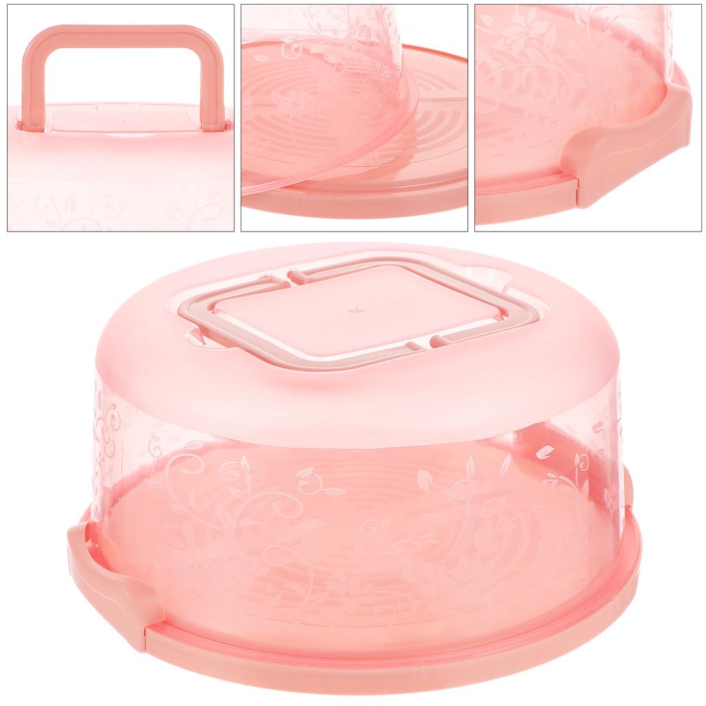 PP Cake Box Cake Container Container with Buckle Cake Box Container Lightweight Portable Dessert Storage