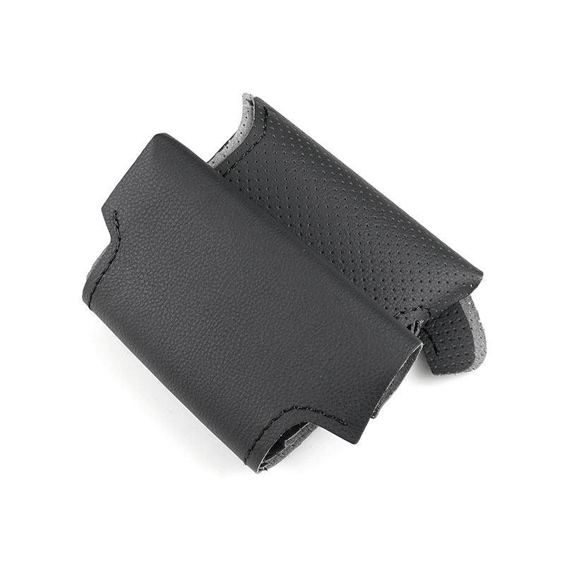 For Porsche Cayenne 2003 2004 2005 2006 2007 2008 2009 2010 Perforated Leather Car Interior Steering Wheel Cover Protective Trim