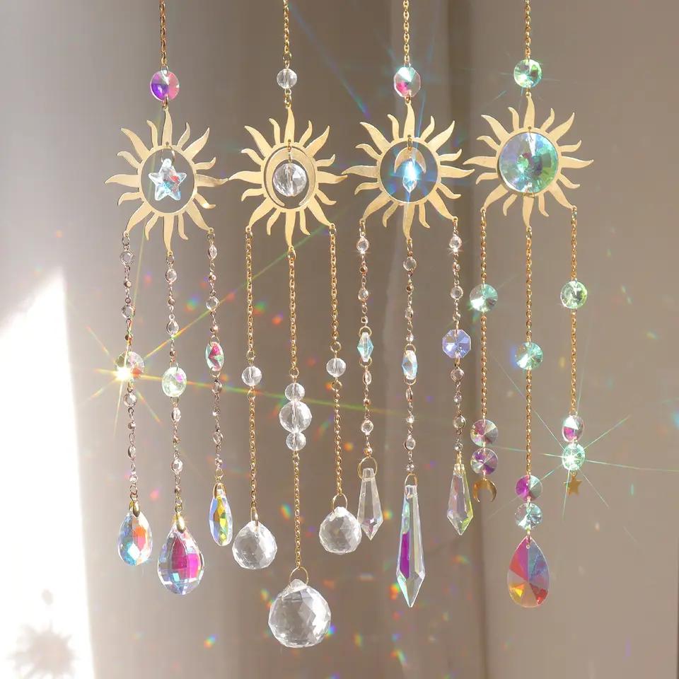 High Quality Sun Catcher Crystal Sun Catchers Hanging Suncatche Wind Chime Window Hanging