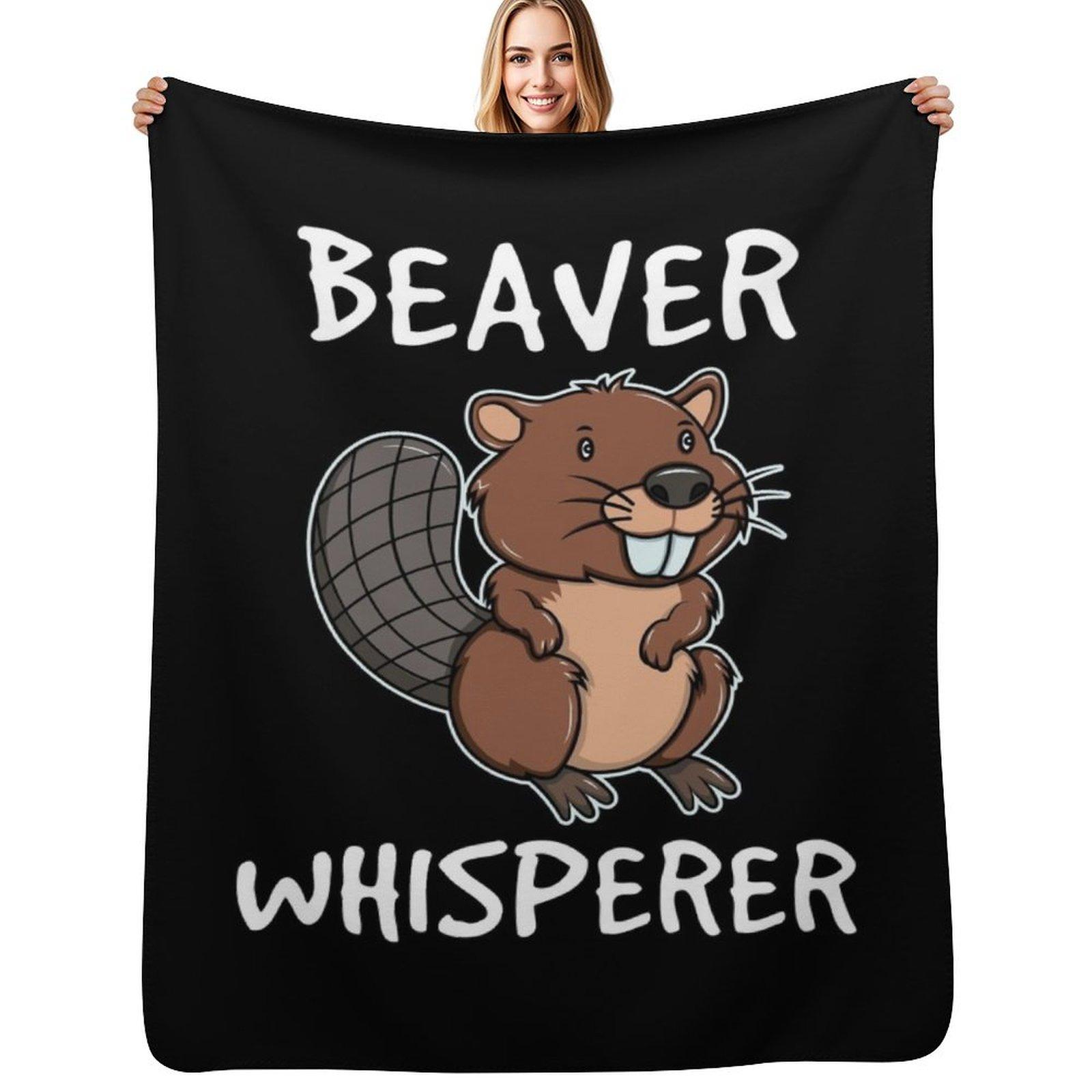 

Beaver Life Great Design For A Nature Lover Who Plans The Ne print Throw Blanket Stain Resistant Cozy Warm Blanket 102x76cm(40x30in)