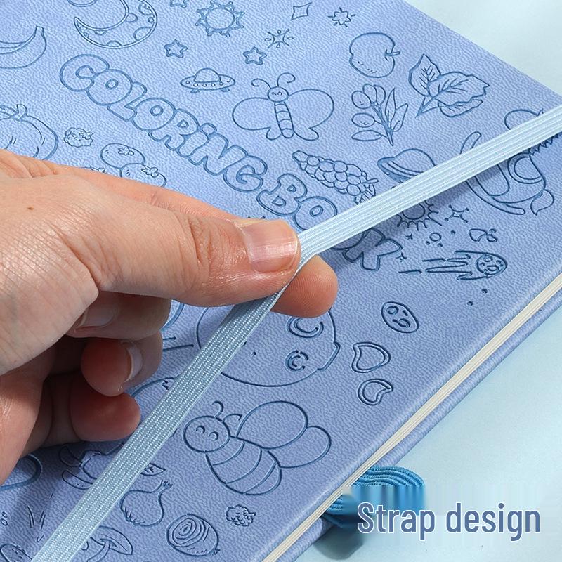 Wow Cute Cartoon Notebook: High-Value A5/A6 Graffiti Tie Diary
