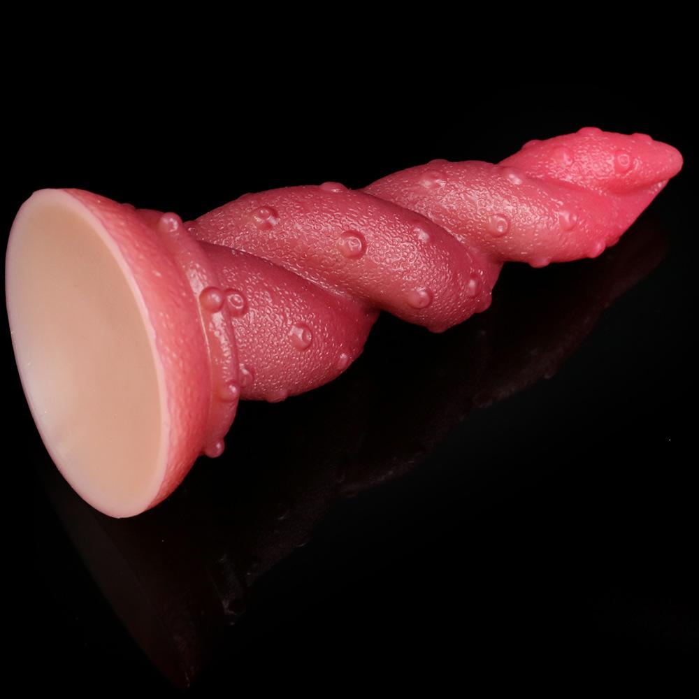 Supersize Stimulation Simulation Gradient Silicone Dildo Female Use Abnormity Simulation Phallus Female Sex Toys Masturbator