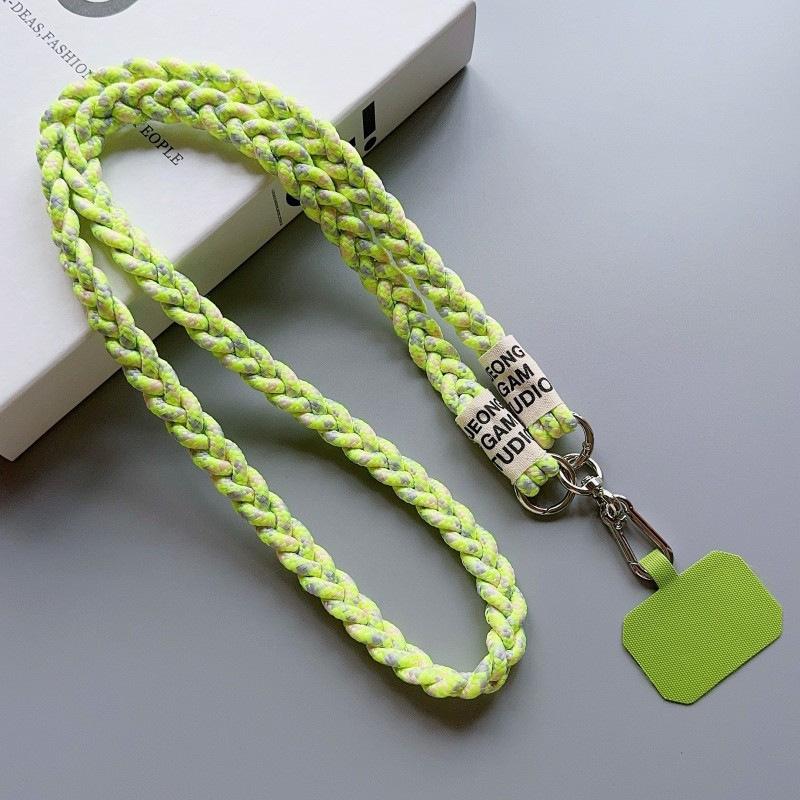 Braided Crossbody Mobile Phone Lanyard for Outdoor Mountaineering - Unisex Shoulder Strap Pendant.