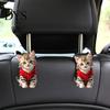 Car Storage Accessories Seat Hook, Cartoon Cat/Dog Pattern Decor, Durable Load Bearing Acrylic for Girls Headrest Hanger, Universal Vehicle