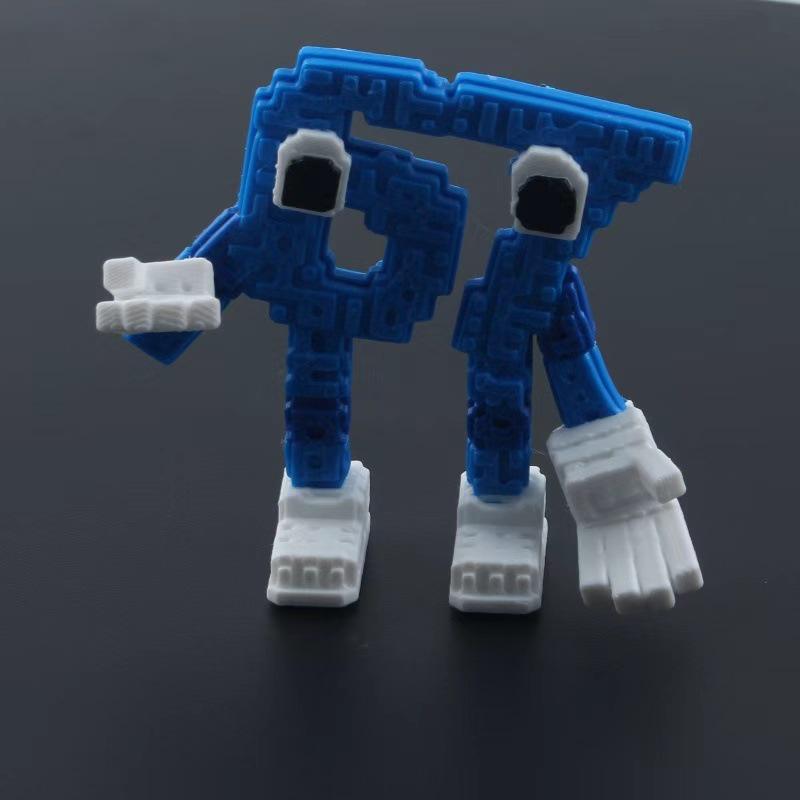 Cross-Border Brainrot 3D Printed Hand Figure синий