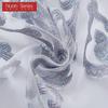 1 Stück Nuan-Serie, modische und elegante halbverdunkelnde Vorhänge im europäischen Stil für Wohnzimmer, Schlafzimmer, Heimdekoration