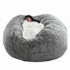 Sedia a Sacco Grigia Senza Imbottitura Sacco a Sacco Gigante Pouf Divano Letto Puff Futon Seduta per Stanza Tatami Arredamento Relax Lounge Solo Sacchi Custodia