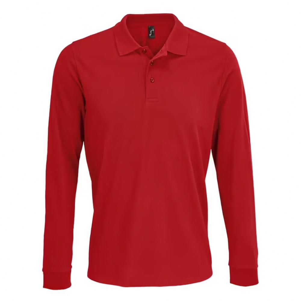 Unisex Adult Polycotton Long-Sleeved Polo Shirt