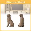 Tree Willow Love My Dog Dark Figurine Resin Multi Colour Desktop Toy Ornament