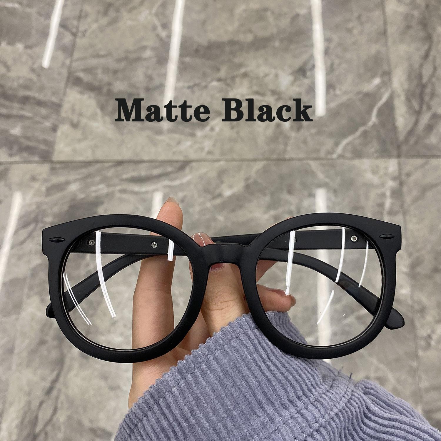 

Ретро-круглая оправа Простые очки Синяя плёнка Очки подходят всем Мужские Женские Модные Очки Блокирующие Синий Свет Очки