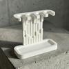 Plastic Toothbrush Head Holder 4 Slots Bathroom Storage Rack Electric Toothbrush Stand  Home Use