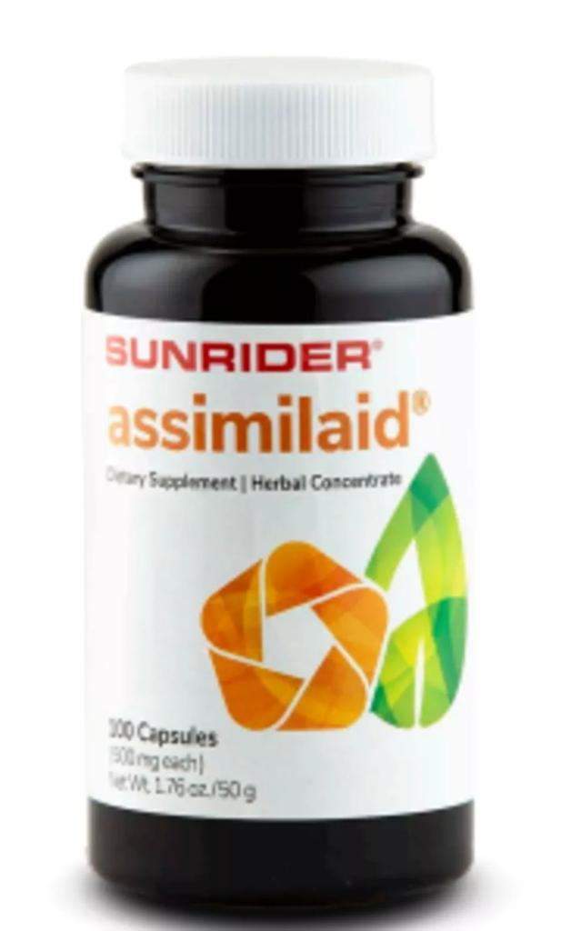 Sunrider ASSIMILAID 100 Capsules Promotes healthy digestion