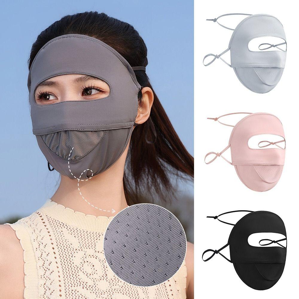 Quick Drying Sunscreen Mask Sun Protection Cycling Face Mask Fashion Face Cover  Outdoor