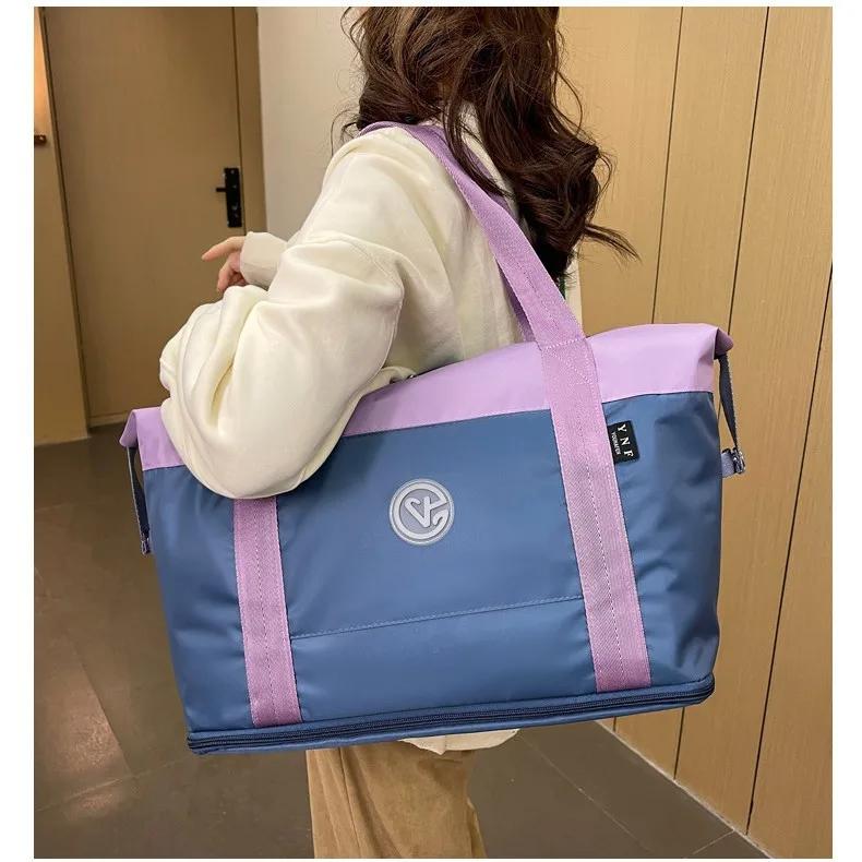 

New Yoga Fitness Bag Dry and Wet Separation Large Capacity Korean Version Leisure Travel Bag Travel Storage Luggage Bag