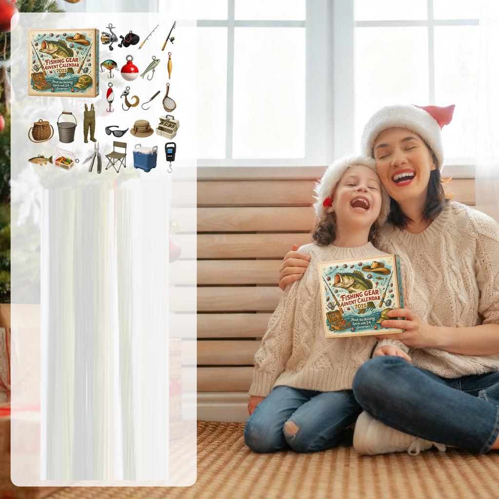 Christmas Arrival Calendar, Spend A Happy Christmas Countdown Together, 24 Acrylic