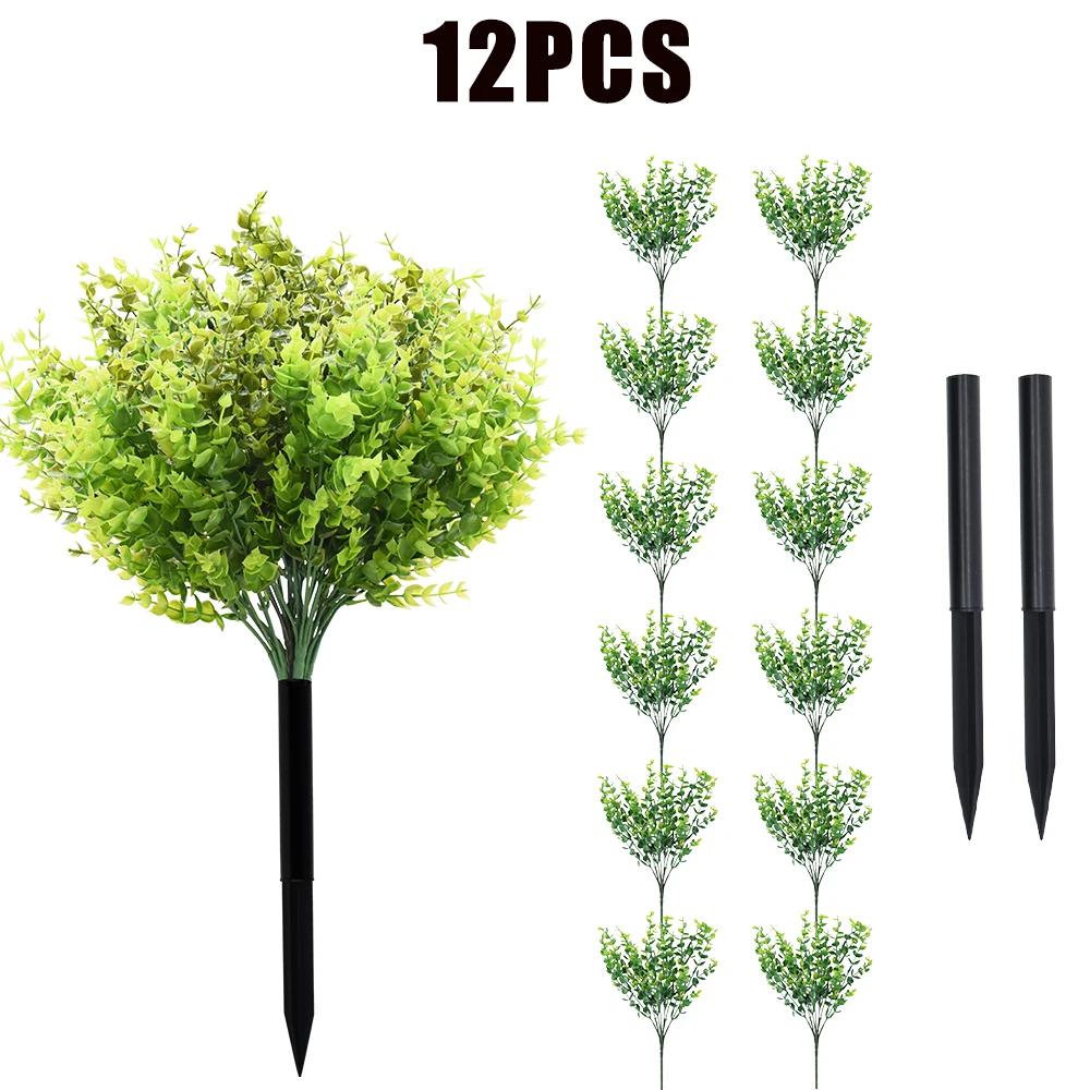 Sztuczne Rośliny Trawa Symulacyjna Plastikowe Paprocie Zielone Liście Sztuczna Roślina Kwiatowa Dekoracja Ślubna Domowa Dekoracje Stołu