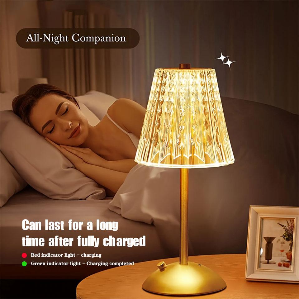 Table Lamp Desk stand led lighting Touch Dimming USB Rechargeable Night Light Nordic interior Bedside table lamp Coffee Bar gift